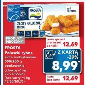 Złote paluszki Frosta promocja