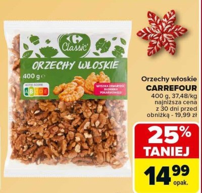 Orzechy włoskie  promocja w Carrefour Market