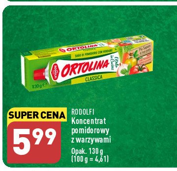 Koncentrat pomidorowy w tubce RODOLFI promocja
