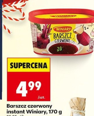 Barszcz czerwony instant  promocja w Biedronka