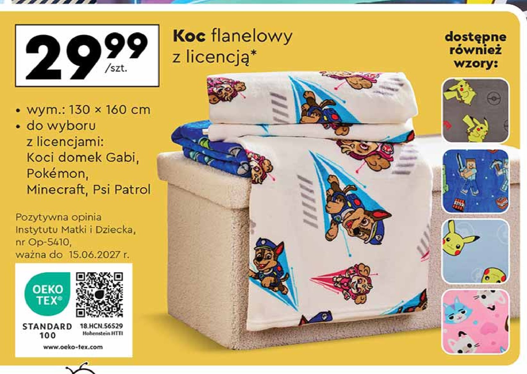 Koc flanelowy koci domek gabi 130 x 160 cm promocja