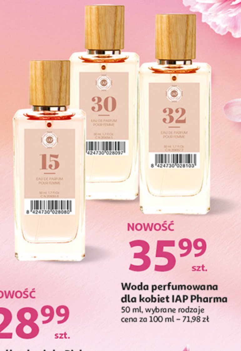 Woda perfumowana 15 Iap pharma promocja w Auchan