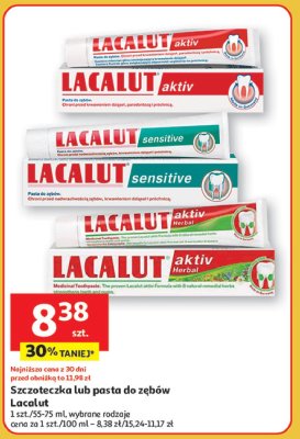 Pasta do z臋b贸w Lacalut sensitive promocja