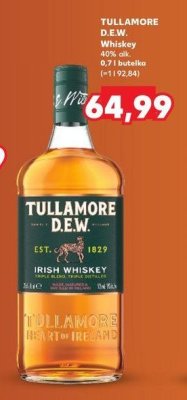 Whiskey Tullamore dew original promocja