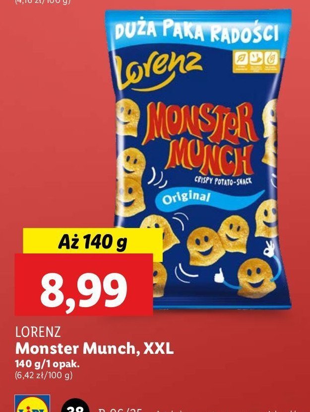 Chrupki Lorenz monster munch promocja