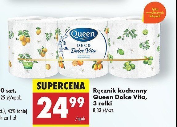 Ręcznik kuchenny dolce vita Queen promocja