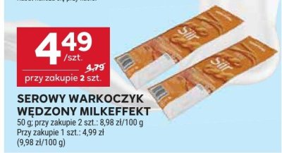 Serowy warkoczyk wędzon milkeffekt promocja w Stokrotka