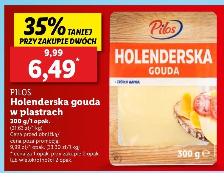 Ser gouda holenderska Pilos promocja