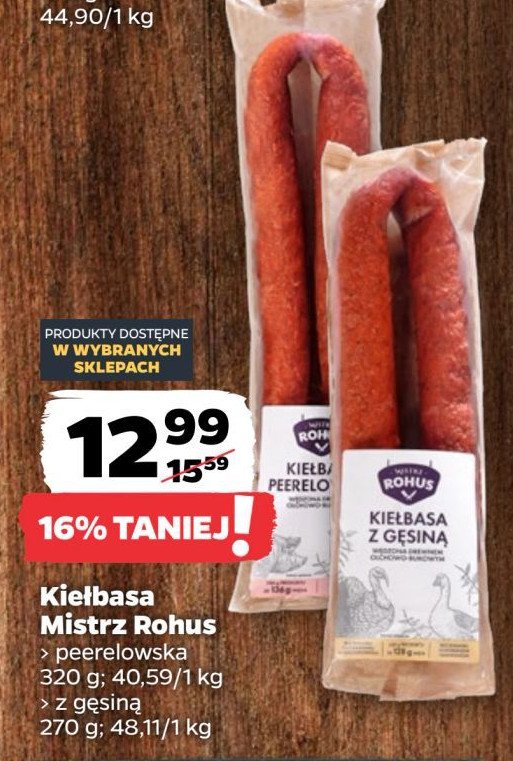 Kiełbasa peerelowska Mistrz rohus promocja