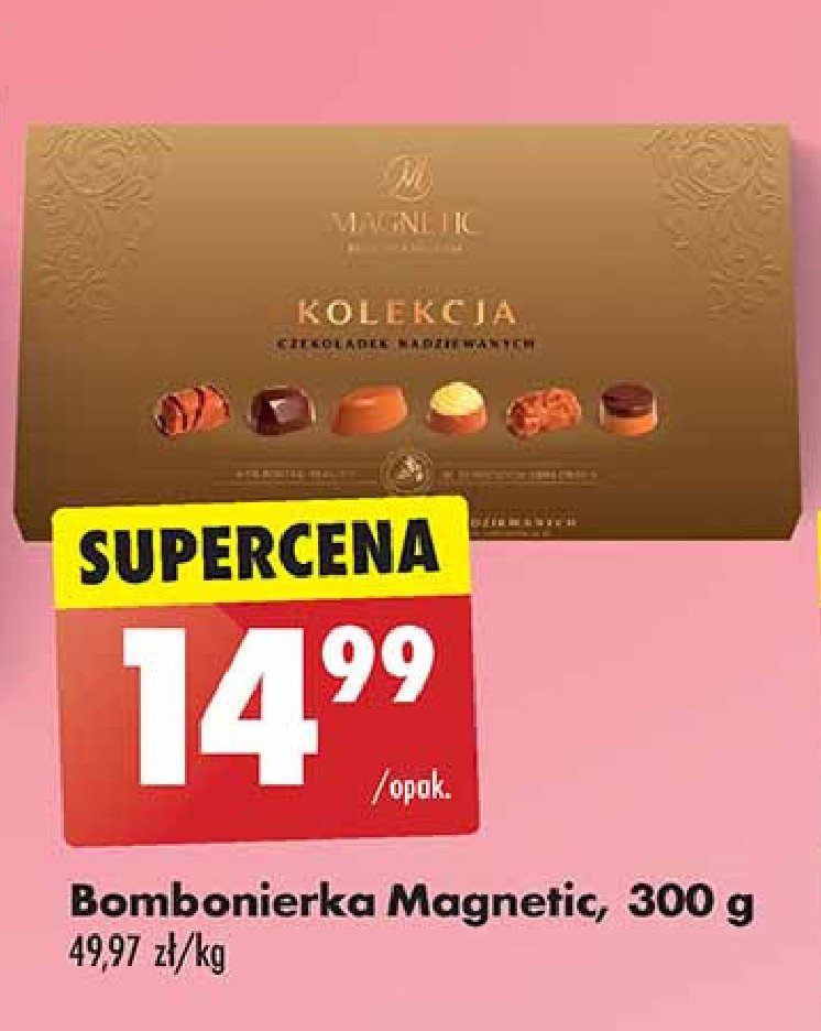 Bombonierka złota Magnetic promocja