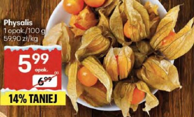 Physalis promocja w Delikatesy Centrum