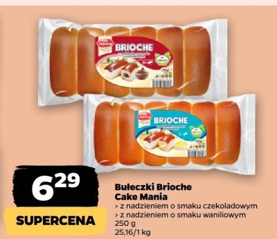 Bułeczki Brioche Cake Mania z nadzieniem o smaku waniliowym promocja w Netto
