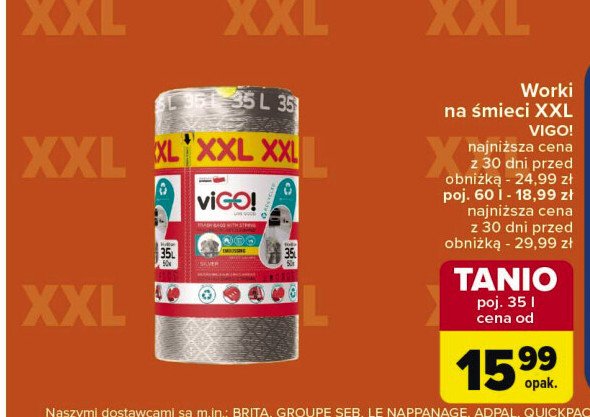 Worki na smieci 60 l Vigo! promocja