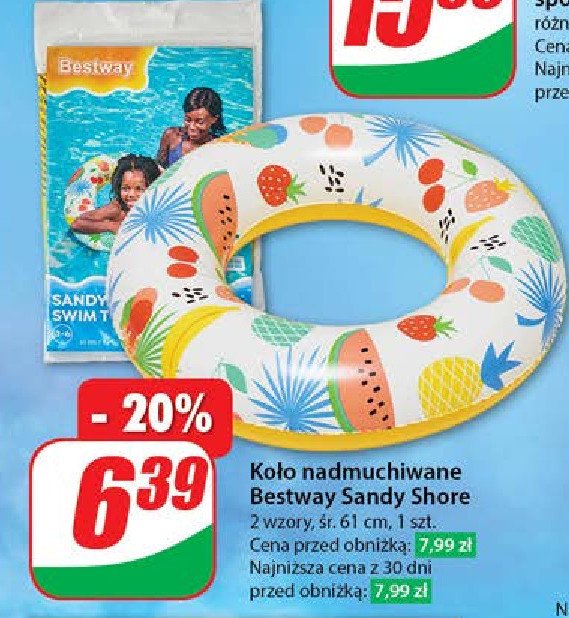Koło sandy shore 61 cm Bestway promocja w Dino