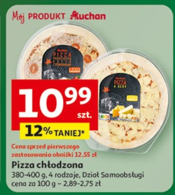 Pizza chłodzona Auchan promocja w Auchan