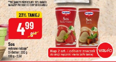 Sos truskawkowy Dr. oetker promocja