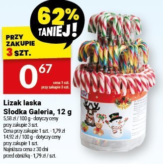Lizak laska Słodka Galeria promocja w Twój Market