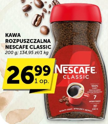 Kawa rozpuszczalna Nescafe Classic promocja w Groszek