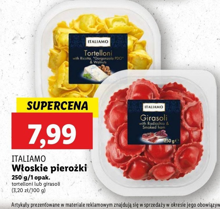 Makaron tortelloni Italiamo promocja