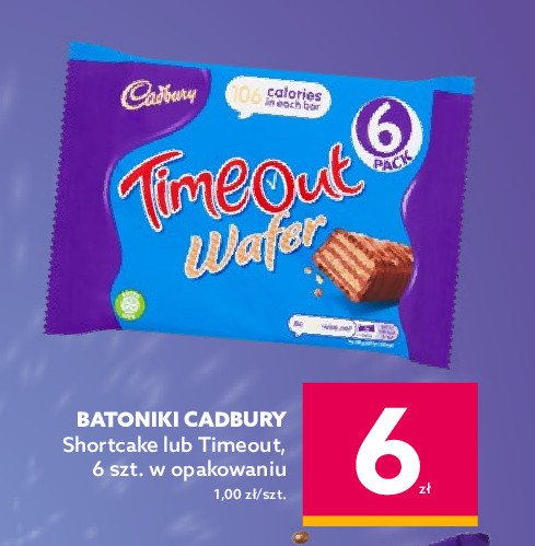 Batoniki czekoladowe shortcake Cadbury promocja