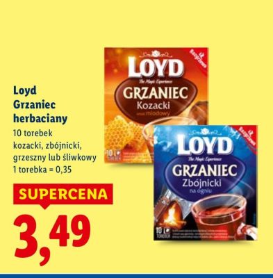 Herbata Grzaniec herbaciany, różne rodzaje promocja w Lidl