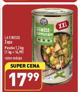 Zupa warzywna z wieprzowiną La finesse promocja