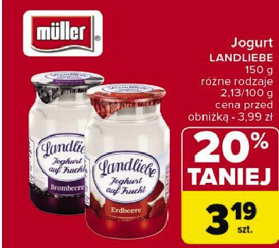 Jogurt z jeżynami Landliebe promocja