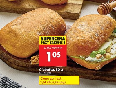 Ciabatta promocja w Biedronka