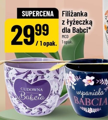 Filiżanka z łyżeczką dla Babci  promocja w POLOmarket