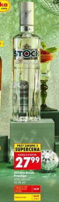 Wódka Stock Prestige promocja w Biedronka