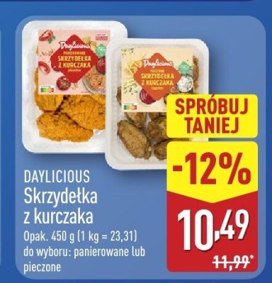 Skrzydełka z kurczaka DAYLICIOUS promocja w Aldi