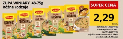 Zupa Winiary Jarzynowa 48-75g promocja w Supeco