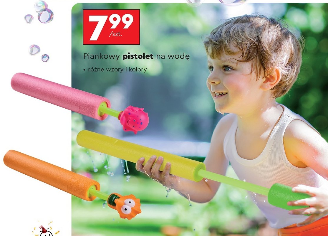 Pisotlet na wodę piankowy Elefun promocja w Biedronka