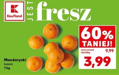 Mandarynki luzem promocja w Kaufland
