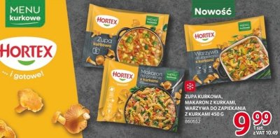 Zupa kurkowa, makaron z kurkami, warzywa do zapiekania z kurkami 450g promocja w Selgros