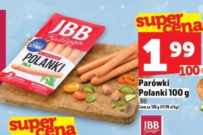 Parówki Parówki Polanki JBB promocja w TOPAZ