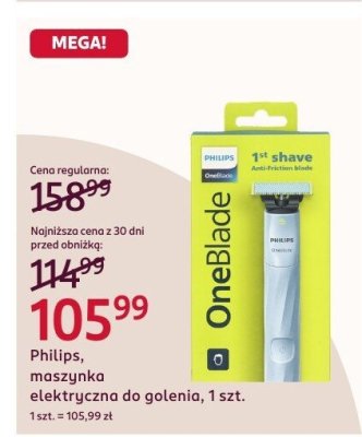 Maszynka elektryczna do golenia, 1 szt. promocja w Rossmann