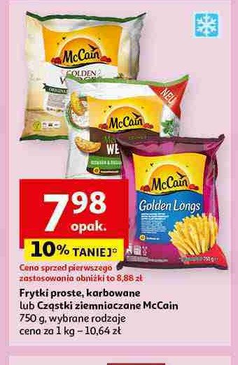 Cząstki ziemniaka Mccain golden wedges promocja