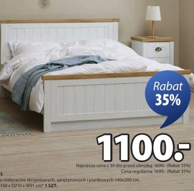 Rama łóżka MARKSKEL promocja w Jysk