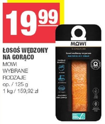 Łosoś wędzony na gorąco MOWI wybrane rodzaje promocja w SPAR