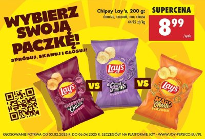 Chipsy grzanka czosnkowa Lay's Frito lay lay's promocja