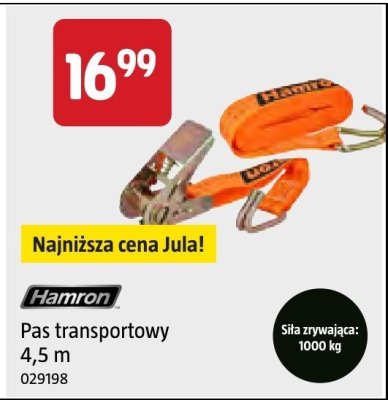 Pas transportowy 4,5 m promocja w Jula