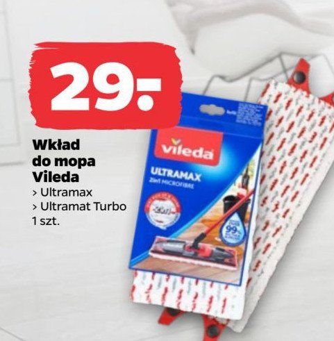 Wkład do mopa turbo Vileda ultramax promocja w Netto