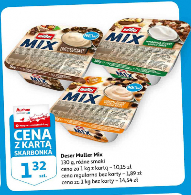 Jogurt s艂ony karmel Muller mix promocja