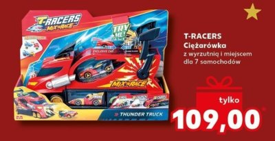 Ciężarówka T-RACERS z wyrzutnią i miejscem dla 7 samochodów promocja w Kaufland