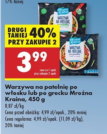 Warzywa na patelnię po włosku Mroźna kraina promocja