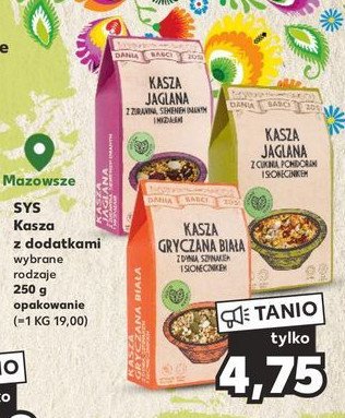 Kasza jaglana z żurawiną siemieniem lnianym i migdałami Sys dania babci zosi promocja