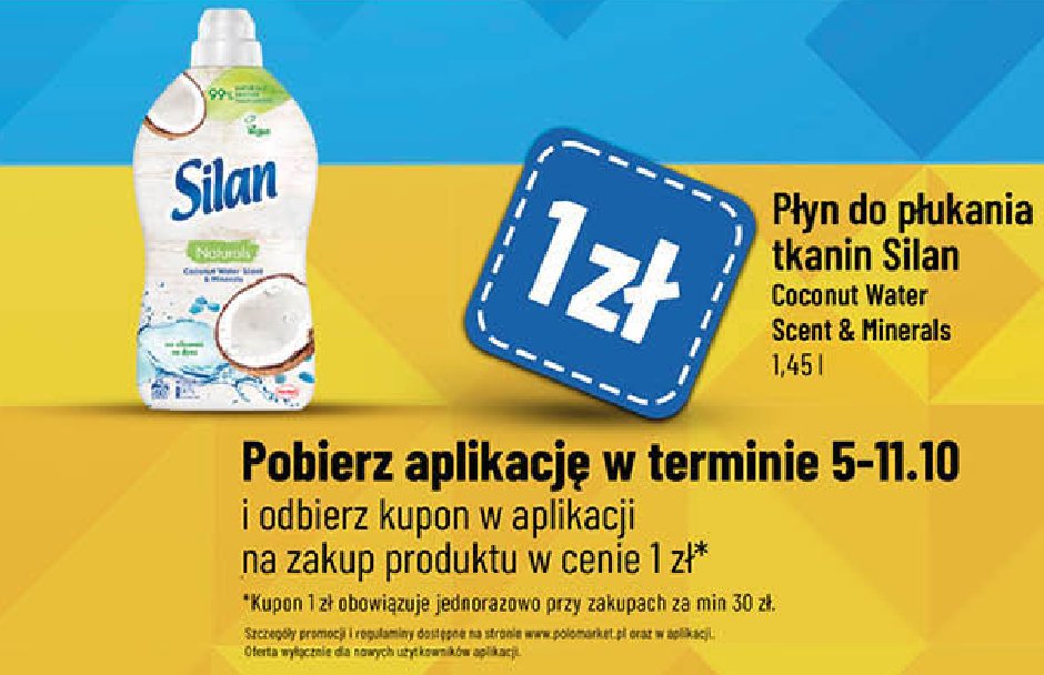 Płyn do płukania peony & white tea scent Silan naturals promocja