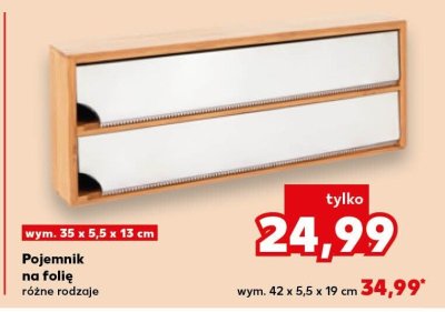 Pojemnik na folię promocja w Kaufland