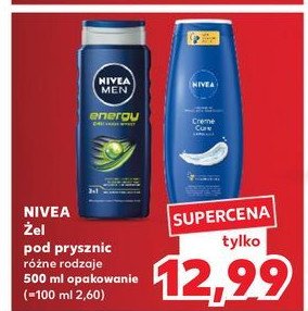 Żel pod prysznic energy Nivea men deep promocja w Kaufland